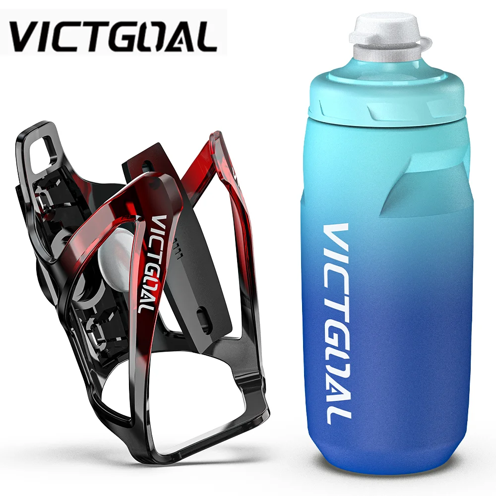 

VICTGOAL Bicycle Water Bottle Cage With 620ml Bottle Anti-theft Leakproof MTB Road Bike Bottle Drink Cup Hold Cycling Accessorie