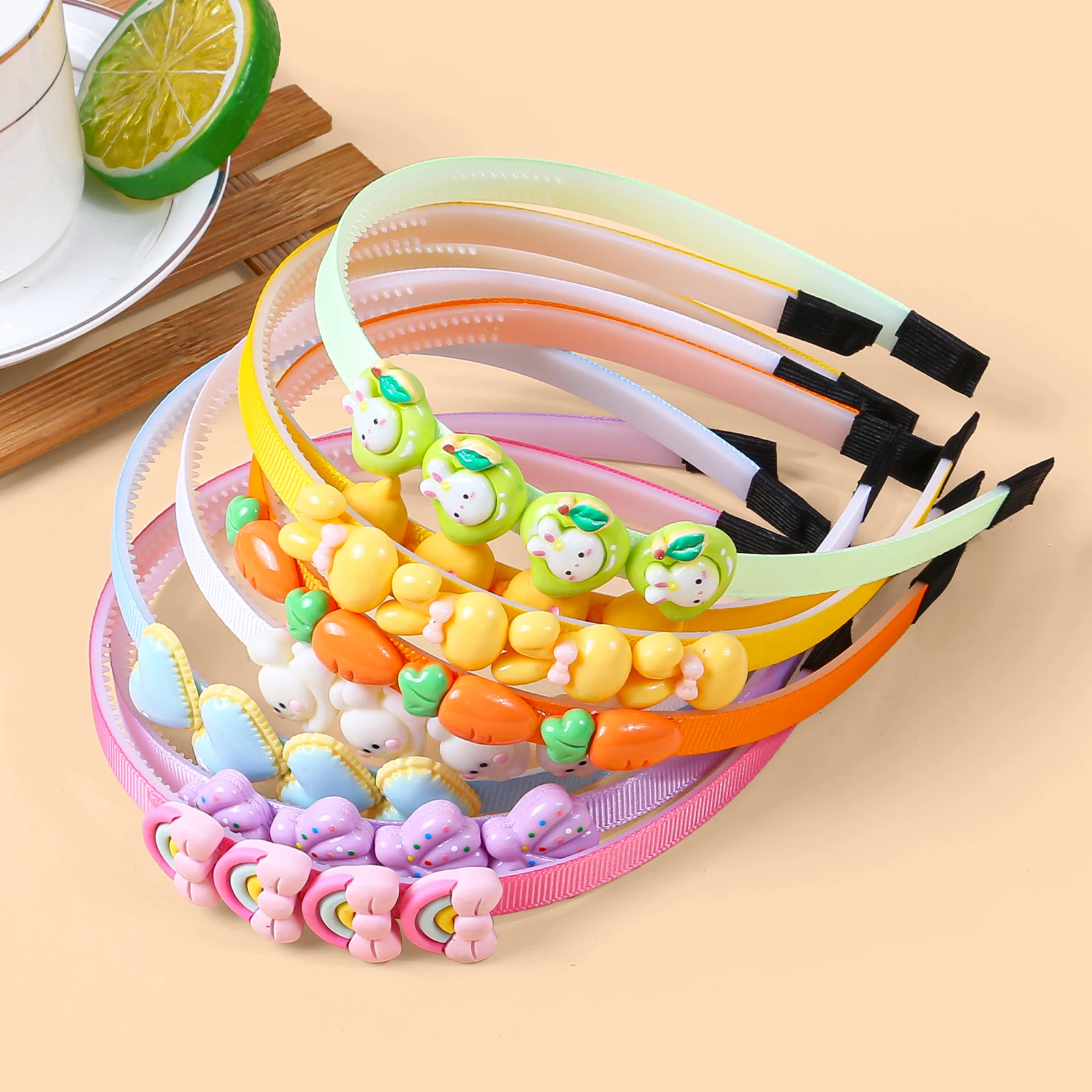 

4/8 шт., маленькие аксессуары с героями мультфильмов, декоративная повязка для волос для детей, милые модные пластиковые повязки на голову с зубцами для девочек, повседневные аксессуары для волос