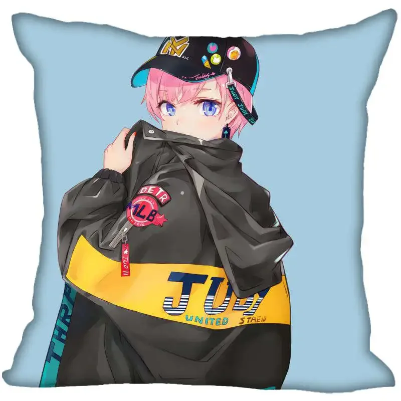 

Anime Girl Nino Nakano Pillow Case High Quality Satin Fabric Pillowcase Decorative Pillow Cover Wedding Decorative 0406