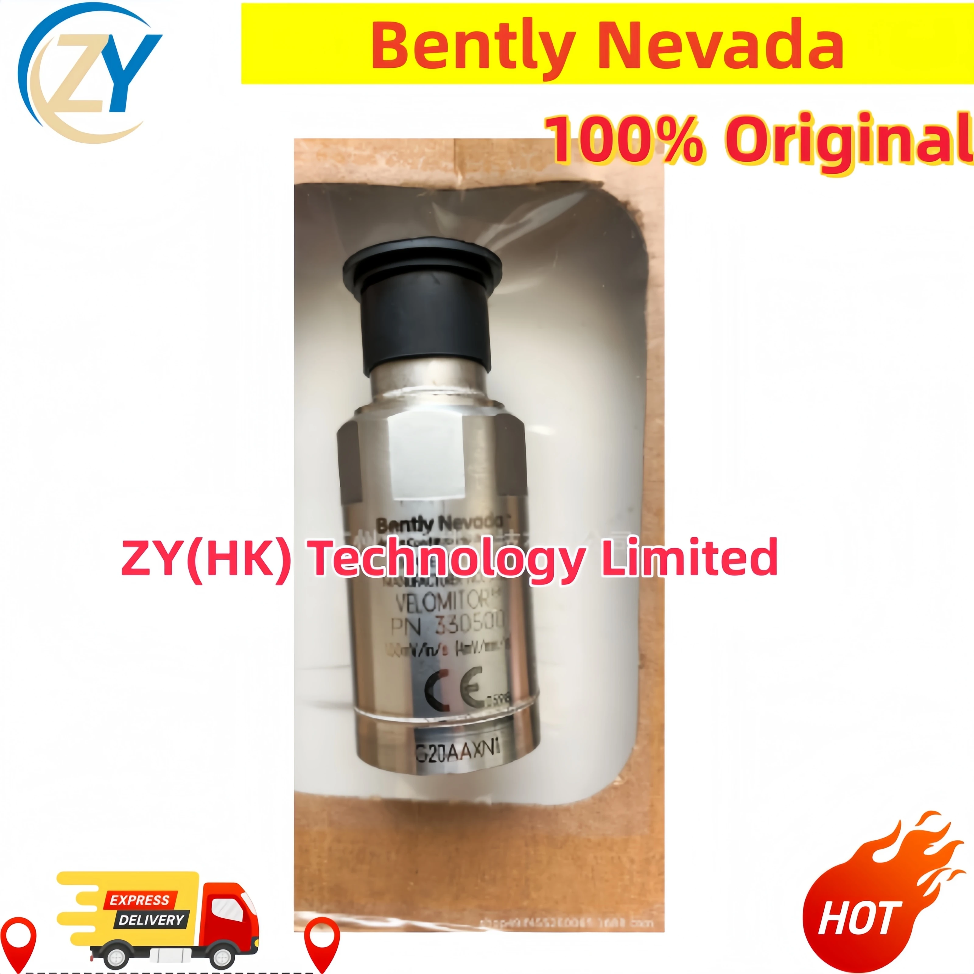 Genuine Bently Nevada 330500-00-00 330525-00 330525-CN Piezo-Velocity Sensor | Industrial Machinery Vibration Monitoring Device