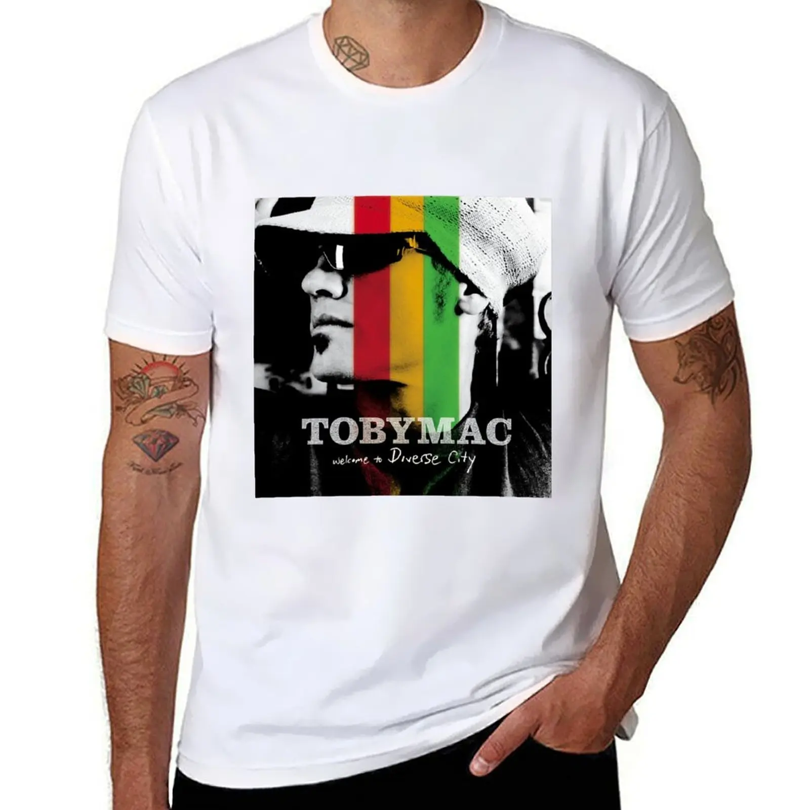 

TobyMac welcome to diverse city T-Shirt man t shirt cotton man t shirts for men casual T-Shirt