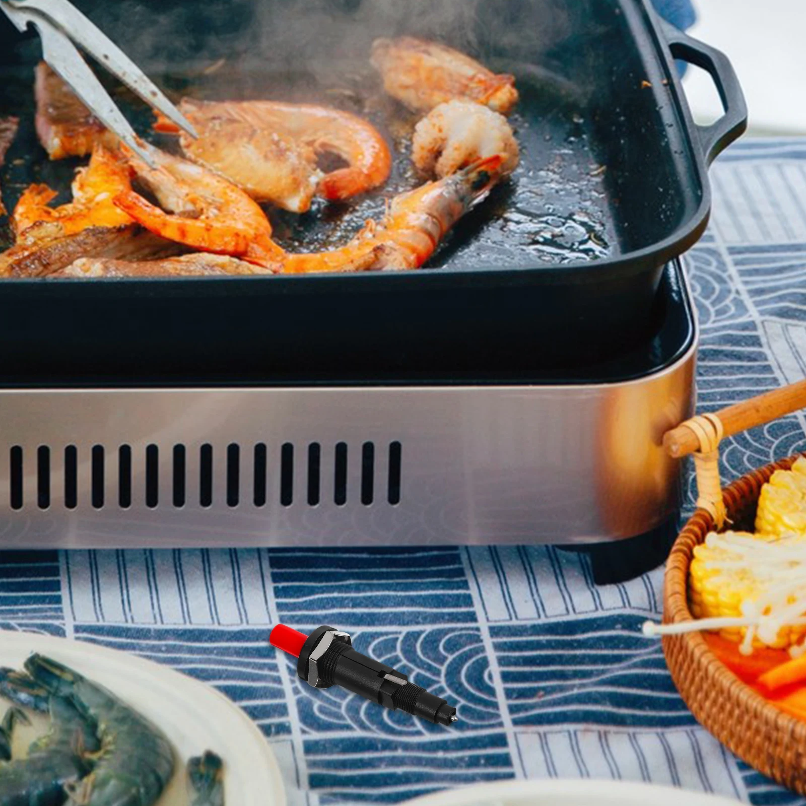 

Gas Grill Piezoelectric Igniter Durable Kitchen Fireplace Camping Bbq Replacement Spark Ignition Tool Outdoor Stove Heater