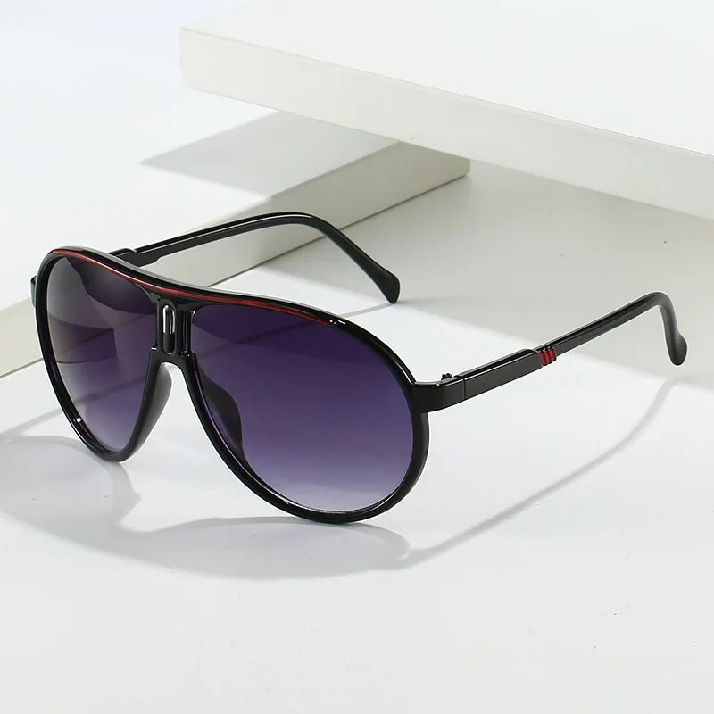 Modische Retro-Sonnenbrille für Herren, Ultraleichte Sportbrille für Outdoor-Aktivitäten, UV400-Schutz, Luxuriöse Designer-Vielseitigkeits-Sonnenbrille für Damen, Neuheit 2025