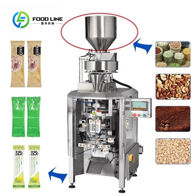 Automatic Vertical Form Fill Seal Bag Packaging Machine Granule Packing Machine