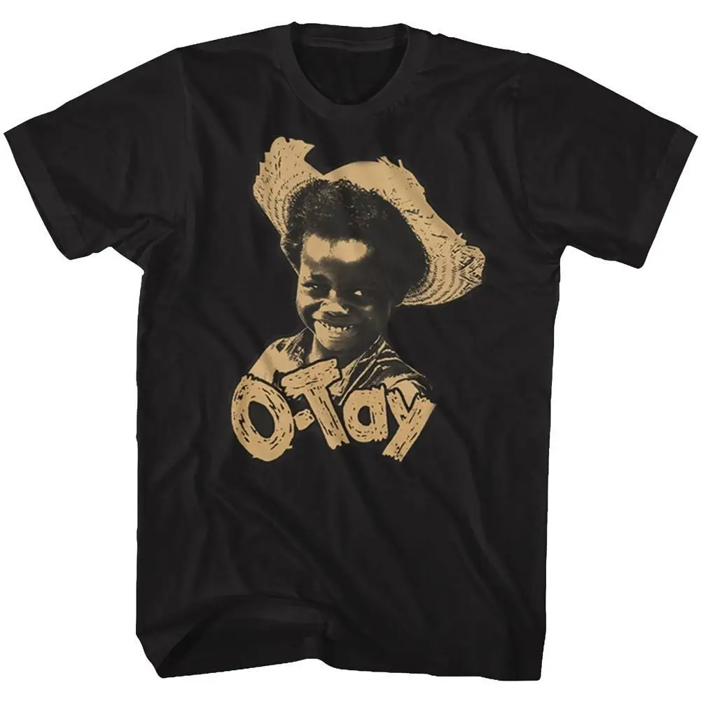 Buckwheat Actor OTAY Straw Hat Black T Shirt