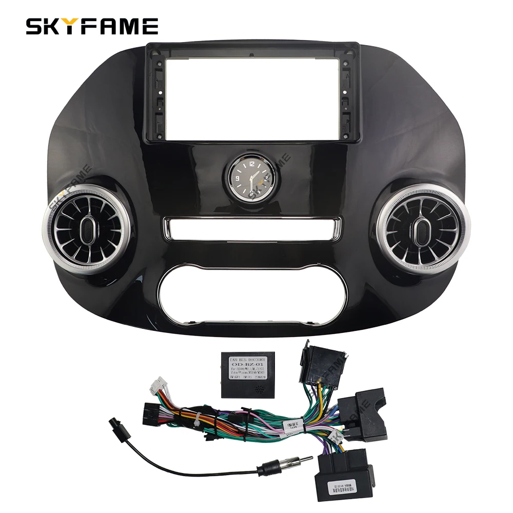 

SKYFAME Car 12.3 Inch Frame Fascia Adapter Canbus Box Decoder Android Radio Dash Fitting Panel Kit For Mercedes Benz Vito W447