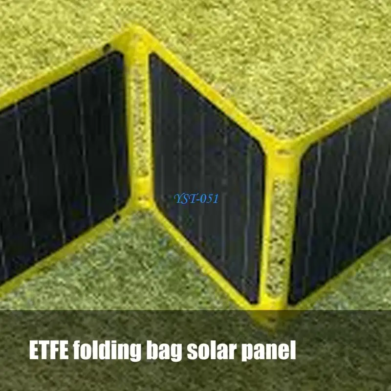 E15A Efficient 40W Foldable Solars Panel Set with USB and Port ETFE Materials Accessory for Camping and Emergencys Set