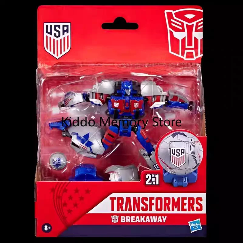 Hasbro Transformers Breakaway 2026 USA World Cup SoccerOptimus Prime,Official Licensed Deformable Football Robot Figure In Stock