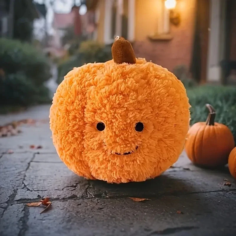 Almohada de felpa de calabaza, juguete de calabaza de Halloween, cojín decorativo, decoración del hogar, recuerdos de fiesta, decoración de Halloween, regalo de Navidad