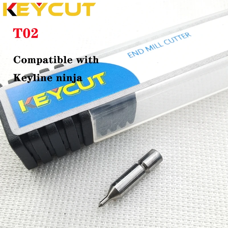 1.0mm T02 Tracer in Carbide for Dimple Keys Compatible with Keyline Ninja & Ninja Laser Ninja & Total Key Machines