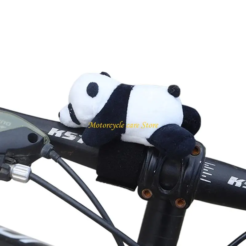 

U75F милая панда, украшение на руль, хлопковая губка, подвеска для велосипедов, мотоциклов