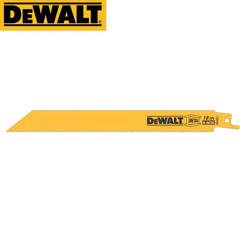 DEWALT DW4821 Metal Cutting Bi-Metal Reciprocating Saw Blades Dewalt Power Tool Accessories For DCS369 DCS386 DCS389 DCS367