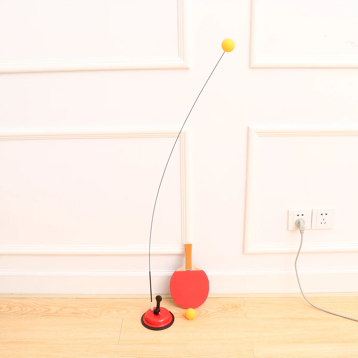 Dispositivo de entrenamiento de tenis de mesa, accesorios de interior, práctica de paletas, juguete