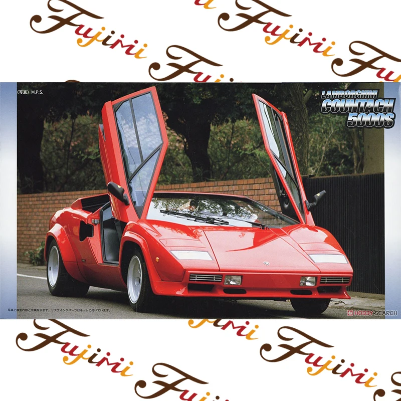 Fujimi 12684 Static Assembled Car Model 1/24 Scale For Lamborghini Countach5000S Sports Car Model Kit