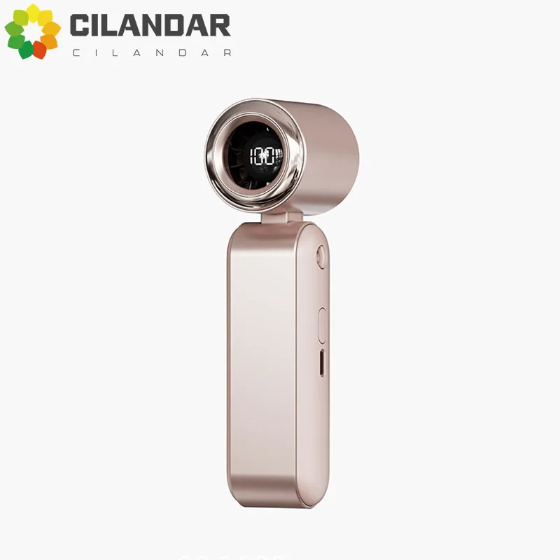 2025 Новый подвесной вентилятор на шею, ленивый безлопастной вентилятор на талии, подвесной USB-дисплей с высокой ветровой мощностью, подвесной маленький вентилятор на шею, трансграничный