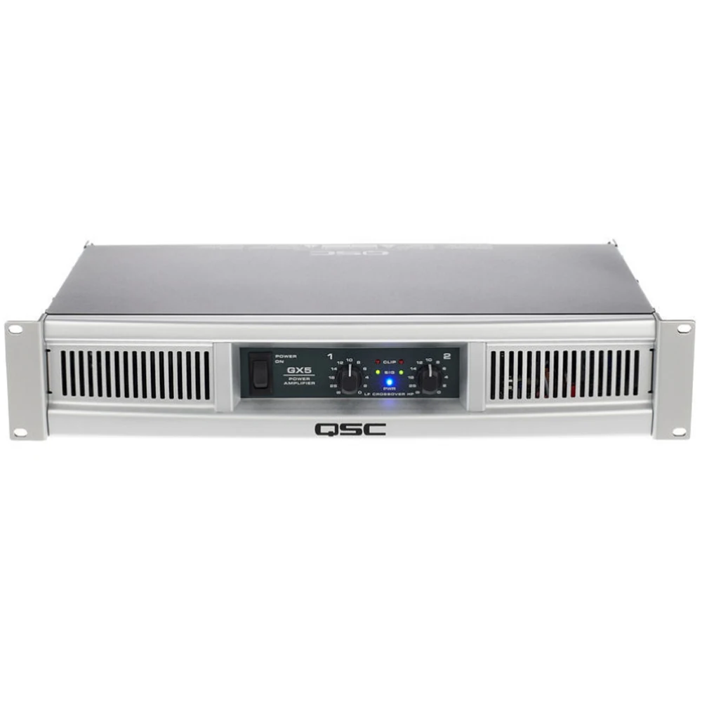 GX3 GX5 GX7 2-kanałowy profesjonalny sprzęt Audio wzmacniacz mocy z zabezpieczeniem obciążenia, przełącznik Crossover