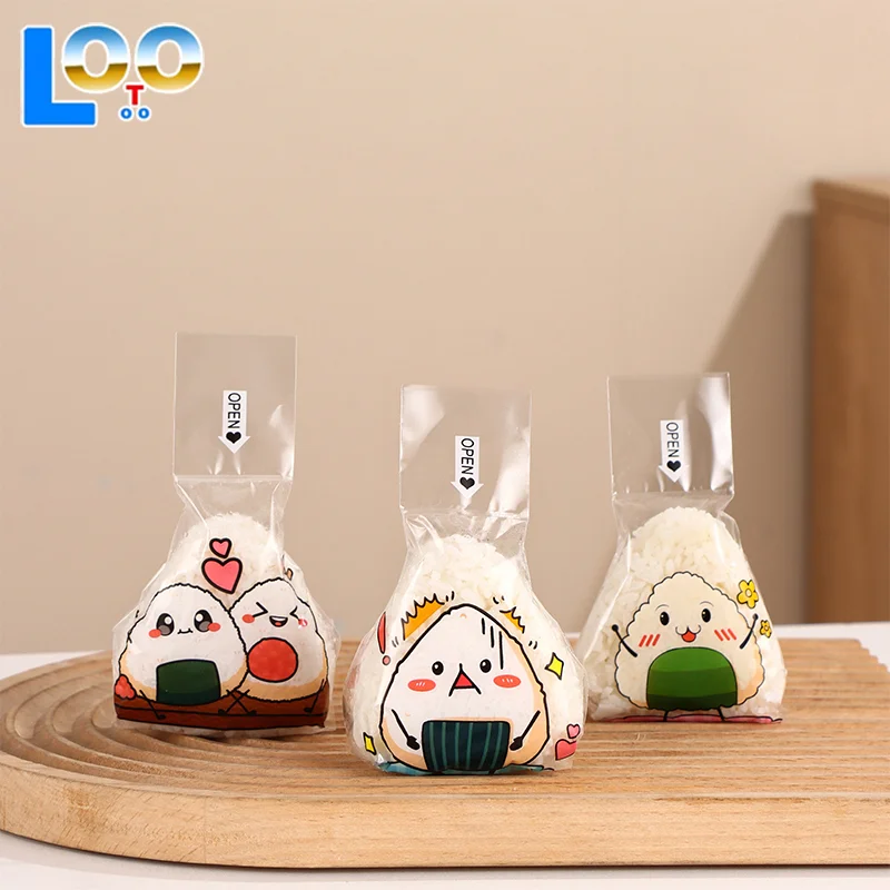 50/100 Pz Triangolo Giapponese Palla di Riso Sacchetto di Imballaggio Usa E Getta Nori Onigiri Sacchetto di Sushi Sushi Che Fanno Stampo Bento Accessori