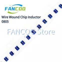 Wire Wound Chip Inductor 0805 30NH 33NH 36NH 39NH 43NH 47NH 51NH 56NH 68NH 75NH 82NH 100NH 120NH 150NH 180NH 0805 SMD 5%