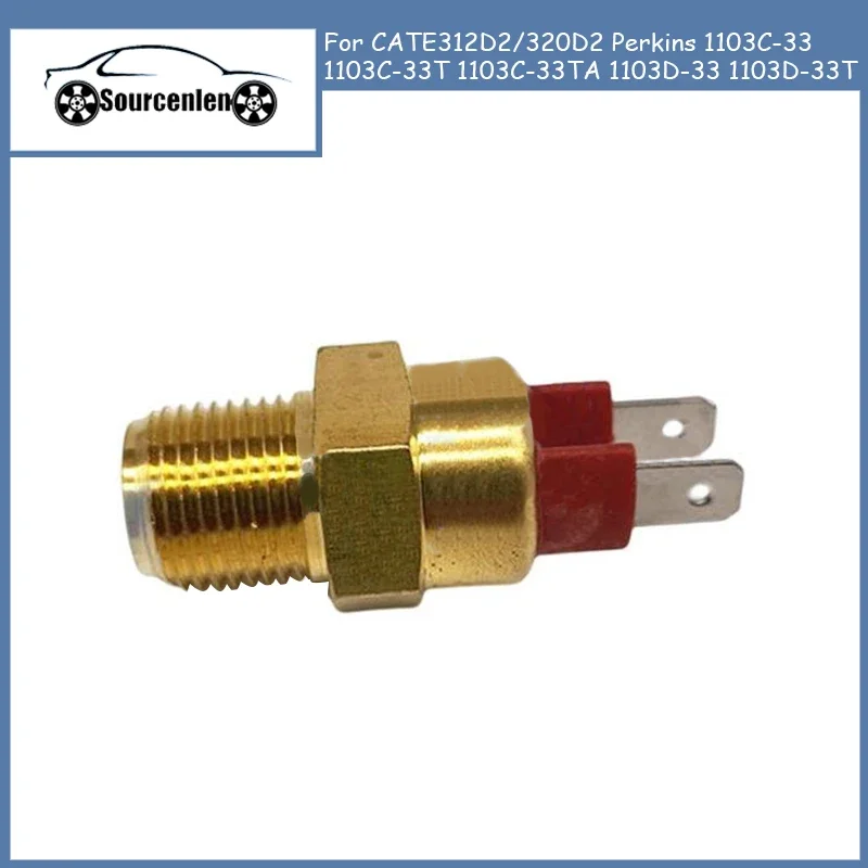 

Water Temperature Sensor 2848A127 For CATE312D2/320D2 Perkins 1103C-33 1103C-33T 1103C-33TA 1103D-33 1103D-33T