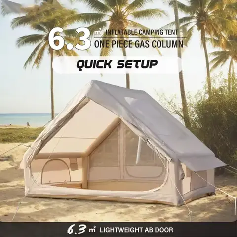 Portable Automatic Inflatable Tent Thickened Outdoor Camping Gear for Overnight Stays Foldable for Easy Transport