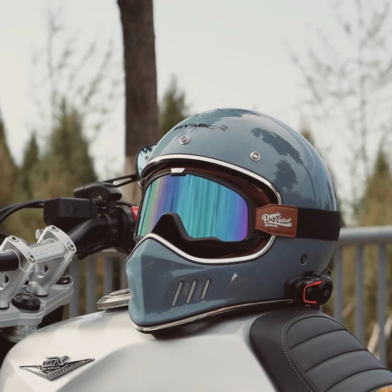 

High quality ABS classic retro full face helmet,For Harley motorcycles and retro cruise motorcycle protective helmets.