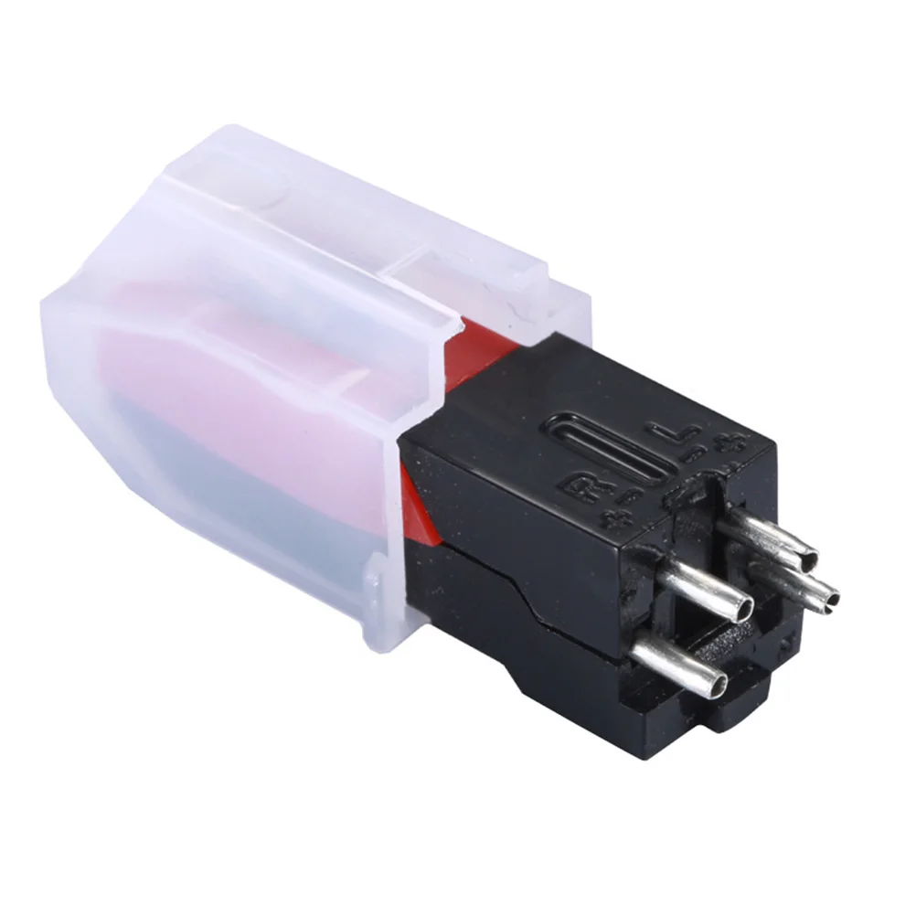 

2Pcs Stylus for Turntable Needle High-Grade Aluminum Arm Conical Easy Installation No Tools Required Gramophone