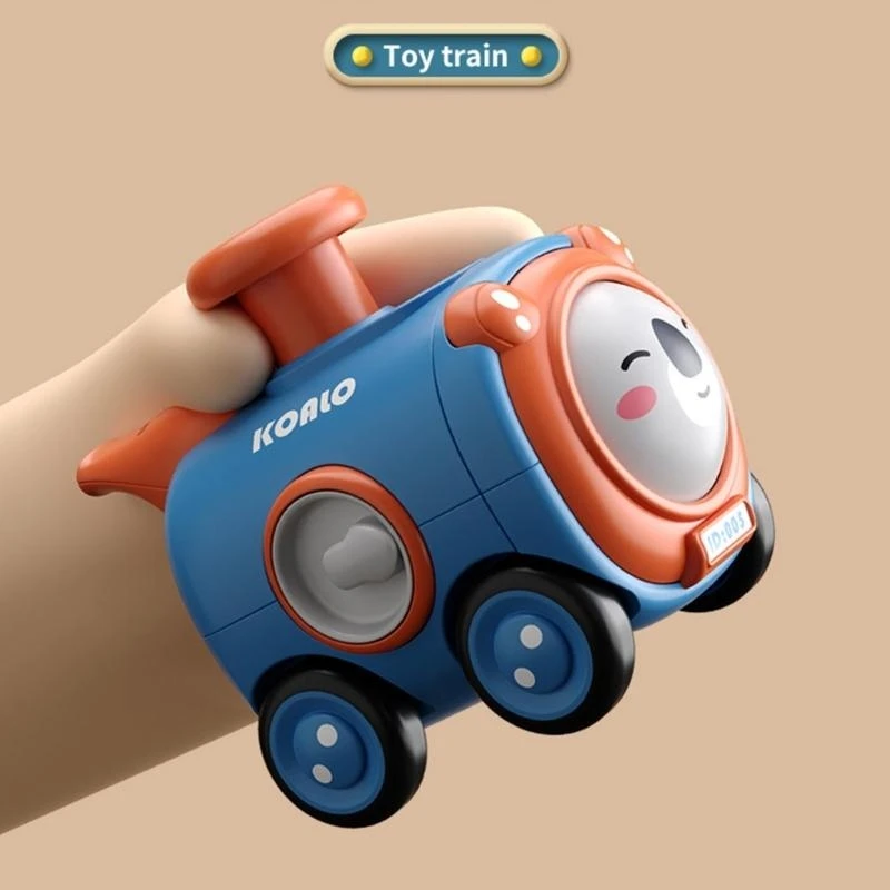 Học tập Xe đồ chơi trẻ cho bé Bấm để đổi mặt Đồ chơi quán tính 15UB