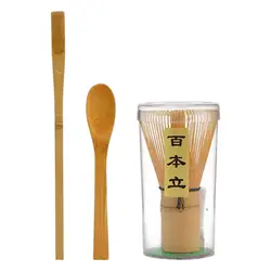 Matcha Whisk Set Multifunction Handmade Starter Kit Utensil for Ceremonial