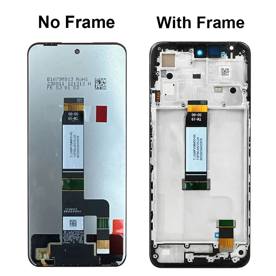 For Xiaomi Poco M6 Pro LCD Display with frame Touch Screen Sensor Digiziter Assembly For Xiaomi Poco M6 Pro Screen Replacement