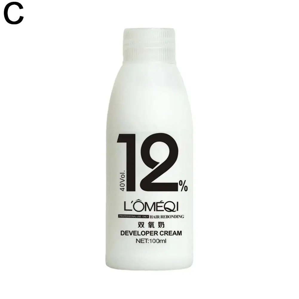 100ml Hair Dye 6% 9% 12%oxidant Vol Creme Dioxygen Hair Cream Powder Hair Fashion Coloring Products Color Milk Hair Bleachi C1r4