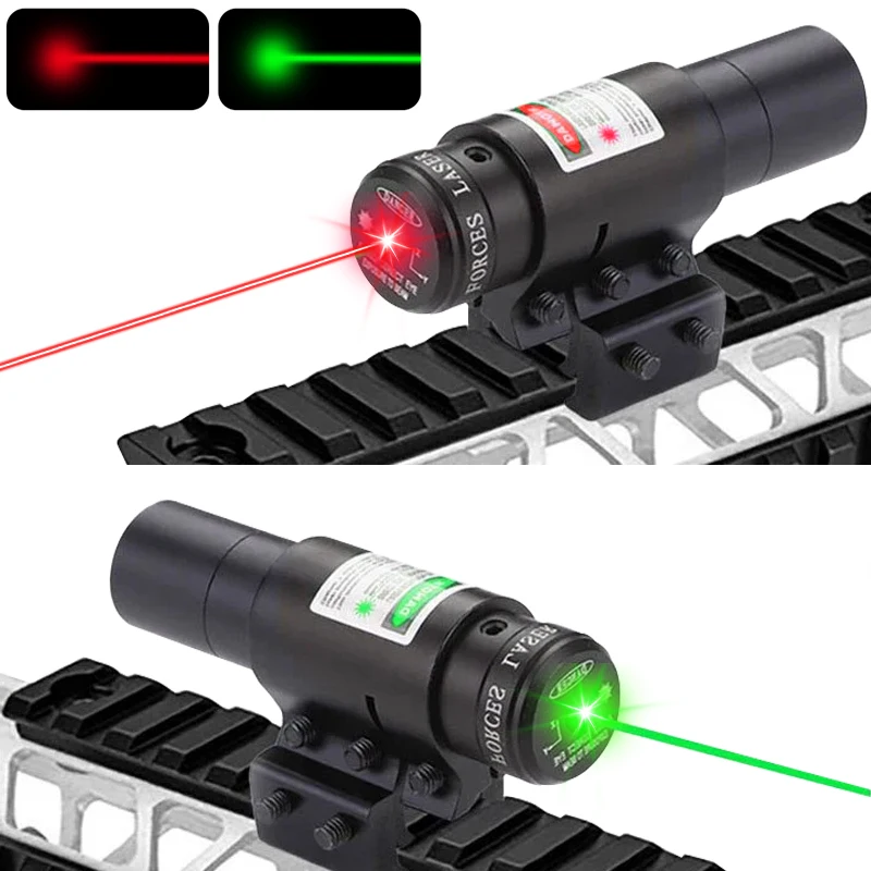 

Green/Red Night Laser Metal Sight 11/20mm Universal Clamp for Rail Air Rifle Tactical Outdoor Hunting Shooting Gun Accessories