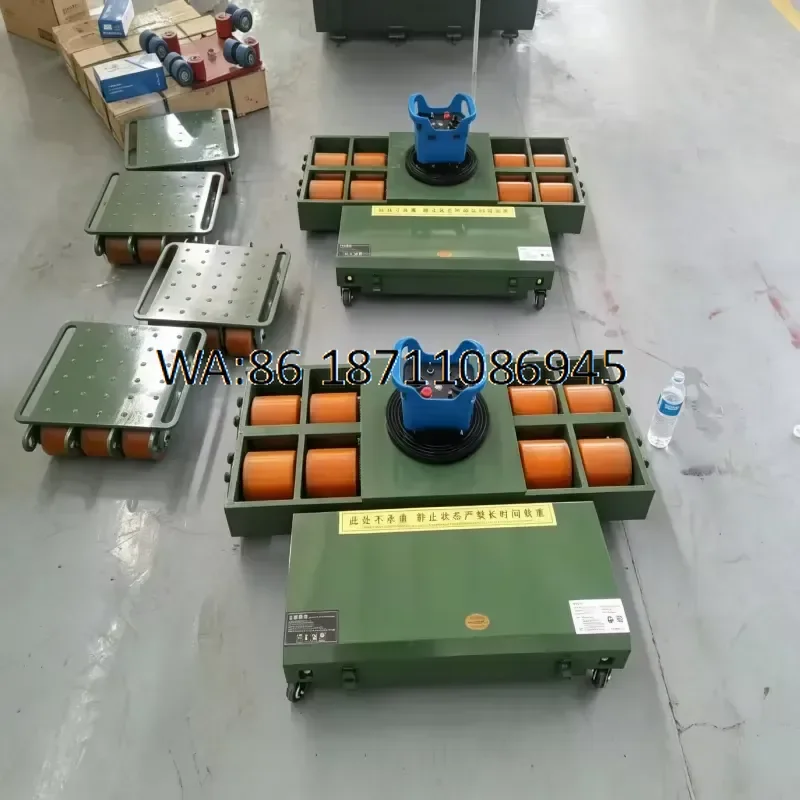 for Heavy Load 50T Cargo Rigger Moving Skates Self Propelled Skates with Powerful Drive for Industrial Use