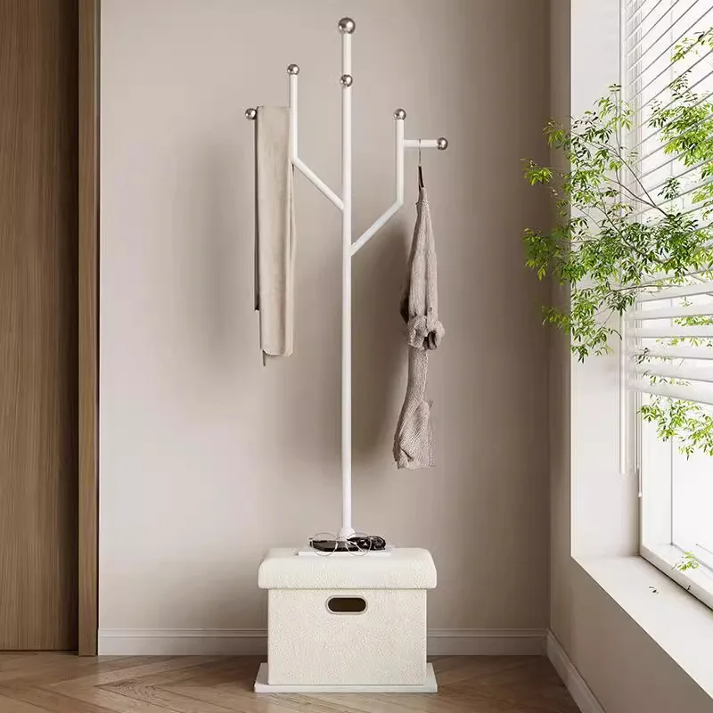 

Nordic light luxury coat rack floor-to-ceiling bedroom hanger simple modern living room rack home floor-to-ceiling