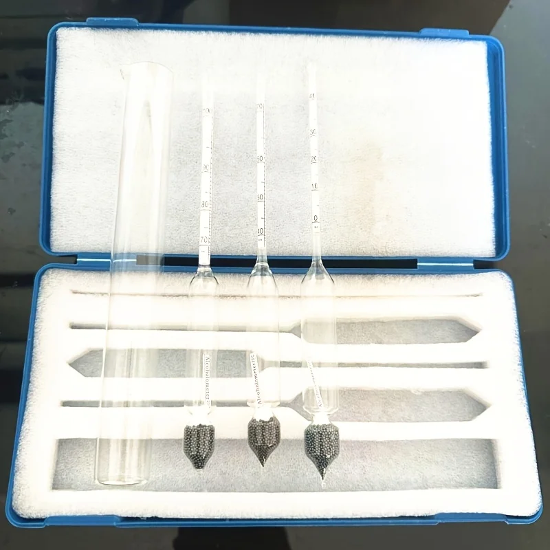 1 Set of Liquor Alcohol Concentration Meter, High-precision Hydrometer, Homemade Alcohol Content Meter