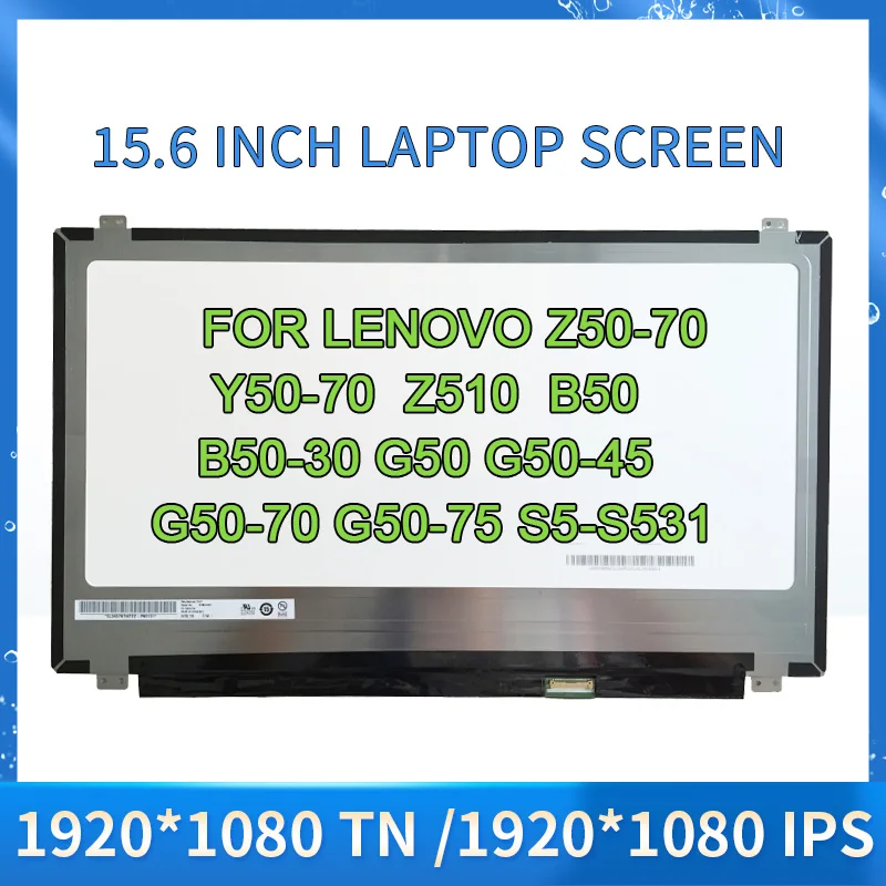 matriz lcd slim para laptop lenovo tela led 30pin z5070 y50 70 z510 b50 b5030 g50 g5045 g50 75 s5 s531 156 01