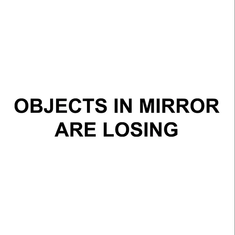 15 * 2.7cm two-piece reflective mirror, car window bumper, motorcycle helmet, decorative vinyl car sticker