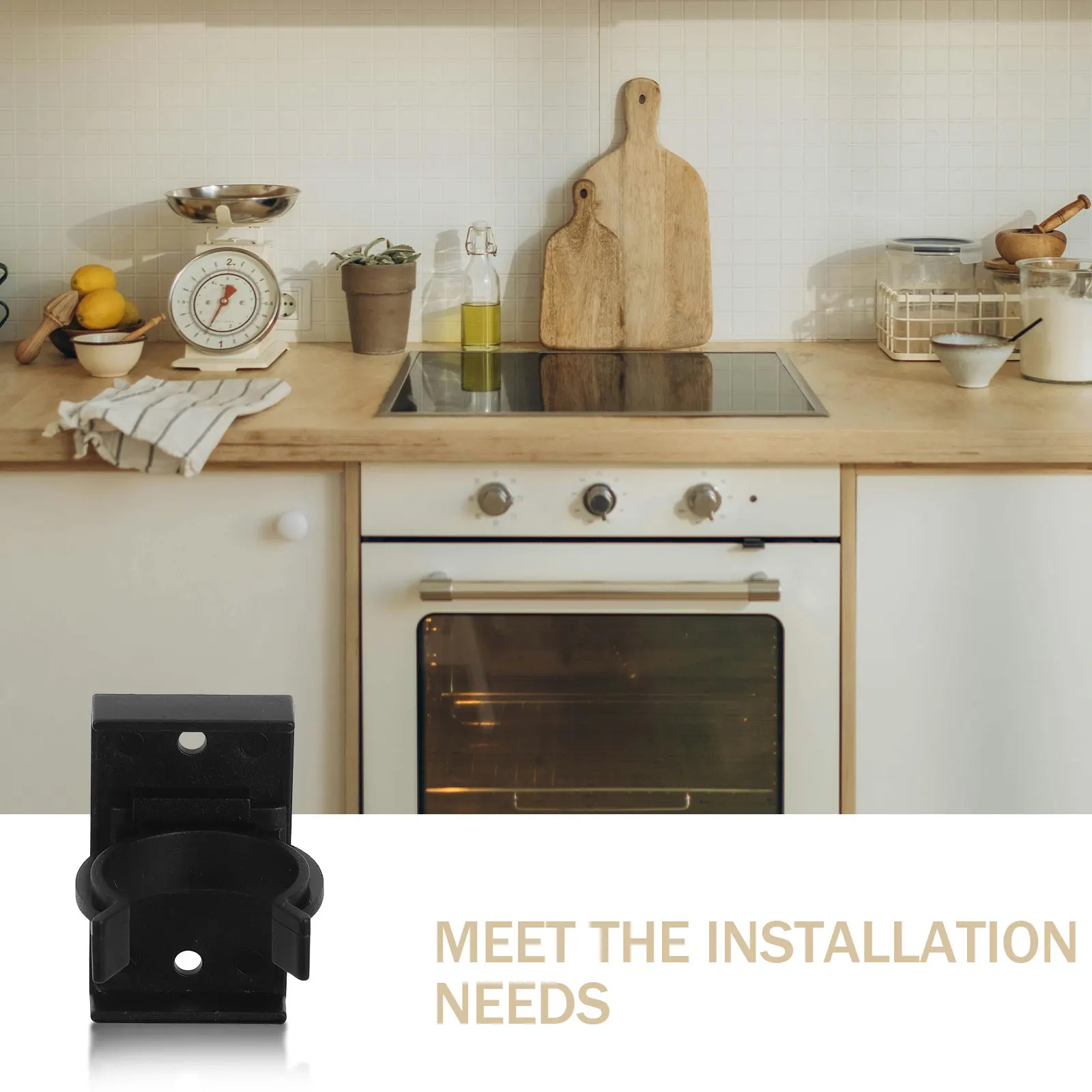 

10Pcs Kitchen Plinth Clips Black Plastic Cabinet Toe Kick Clips Adjustable Furniture Leg Levelers Home Cabinet Accessories