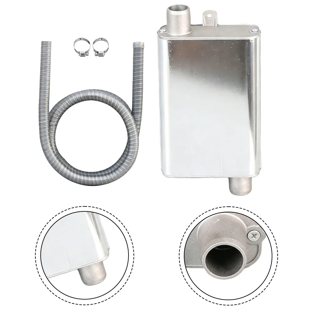 

Автомобильный глушитель выхлопного шланга из нержавеющей стали 100 см для генераторов и автомобильных стояночных обогревателей, электрооборудования