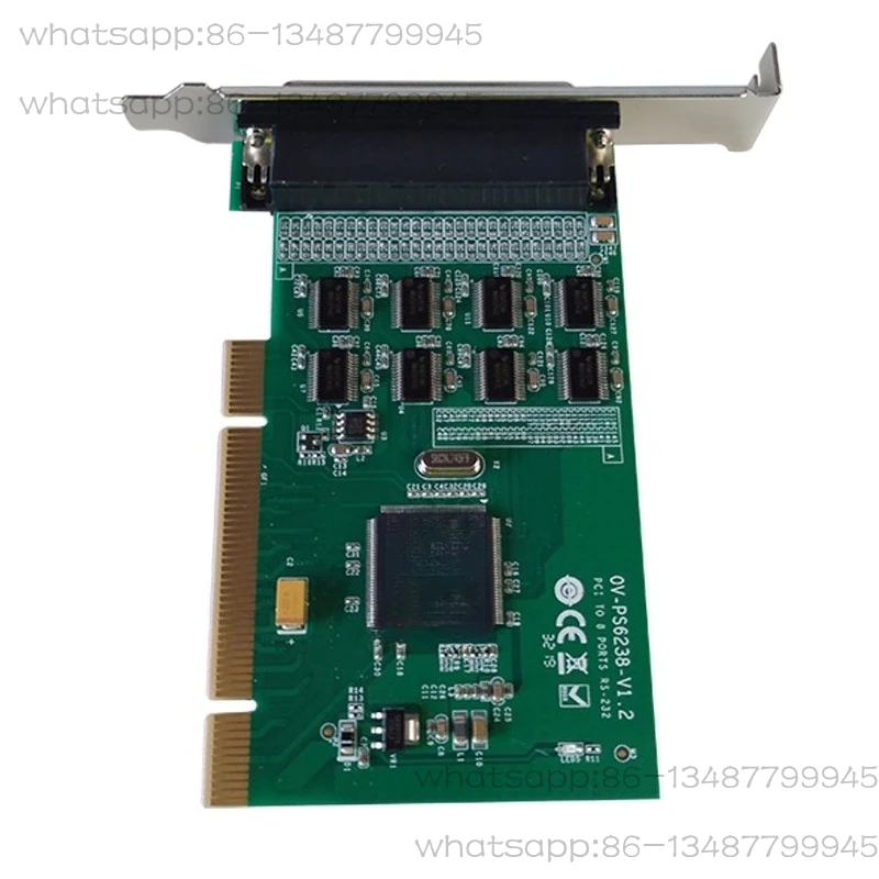 

PCI Multi-serial Port Card 8-port Expansion Card Multi-channel COM Port 9-pin Rs232 Electrostatic Protection One-to-eight Serial