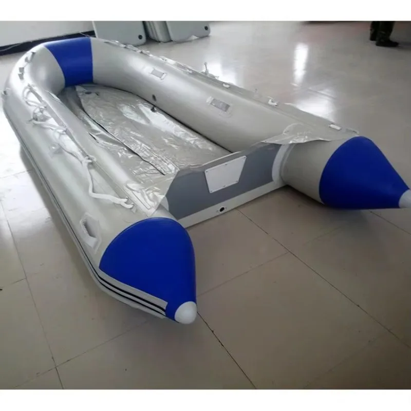 2026 Floating Inflatable rowing Boat Inflatable Transparent Pvc Fabric Boat
