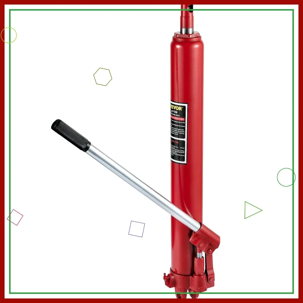 

8-тонный гидравлический длинный домкрат, грузоподъемность 17363 фунта, ручной сборщик вишни с основанием Clevis для гаражных кранов