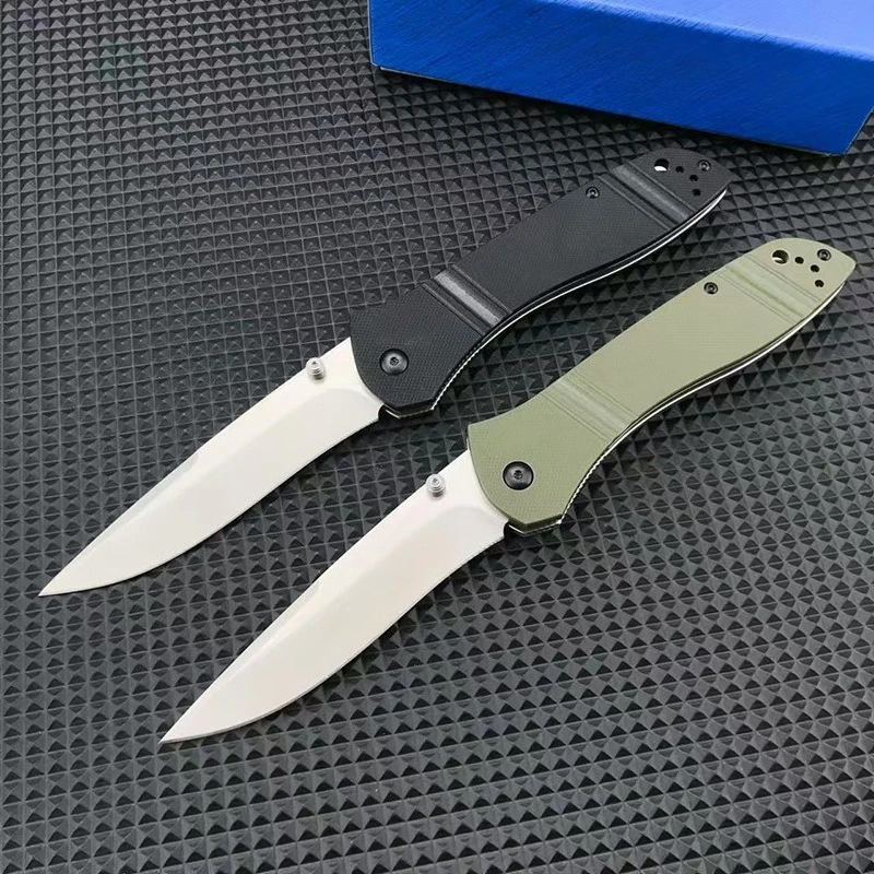 

BM710 Складной нож D2 Лезвие G10 Ручка Открытый Кемпинг Охота Кухня Утилита Фрукты Тактические карманные ножи для выживания EDC Инструменты
