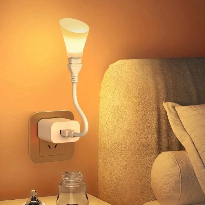  Bendable USB Desk Light Two Color Temperature Mode For Laptop Keyboards Lighting And Book Reading