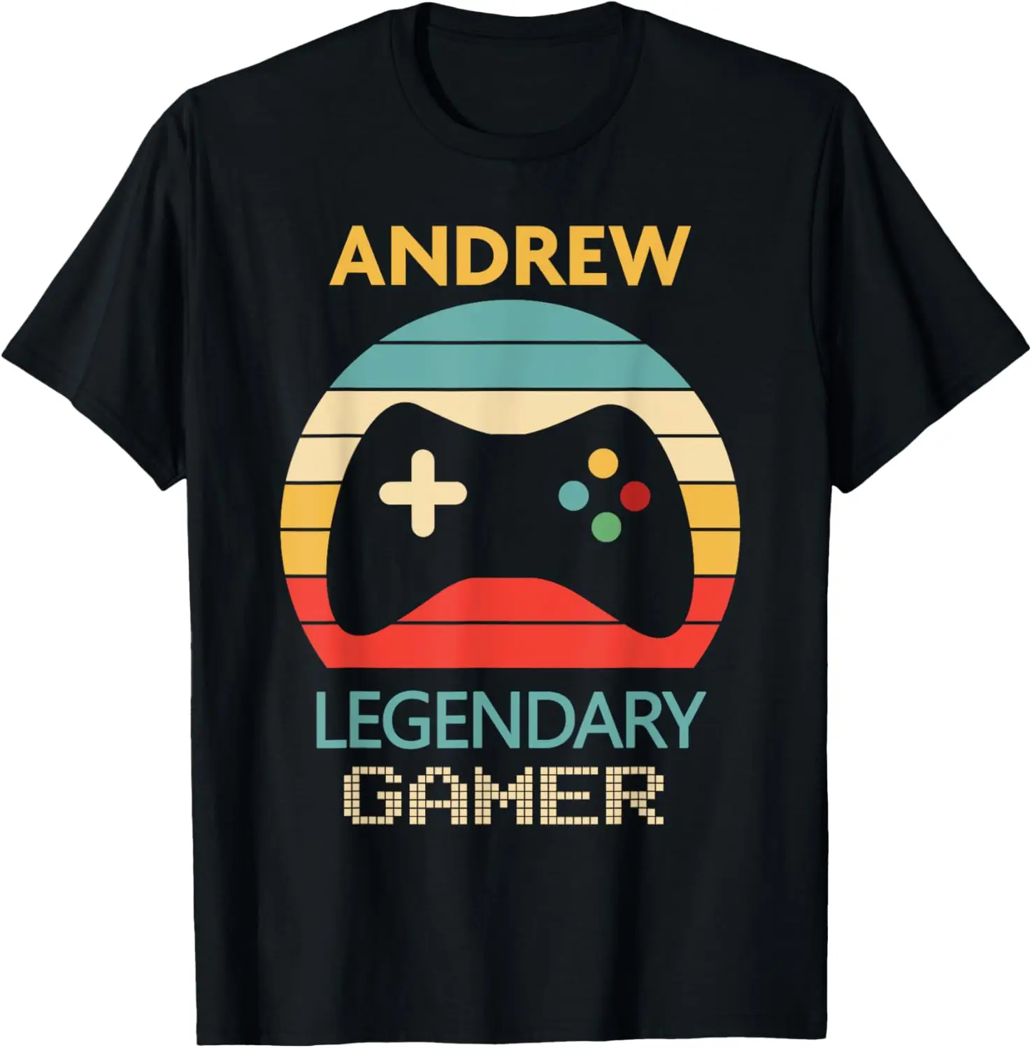

Andrew Name Gift - Personalized Legendary Gamer T-Shirt