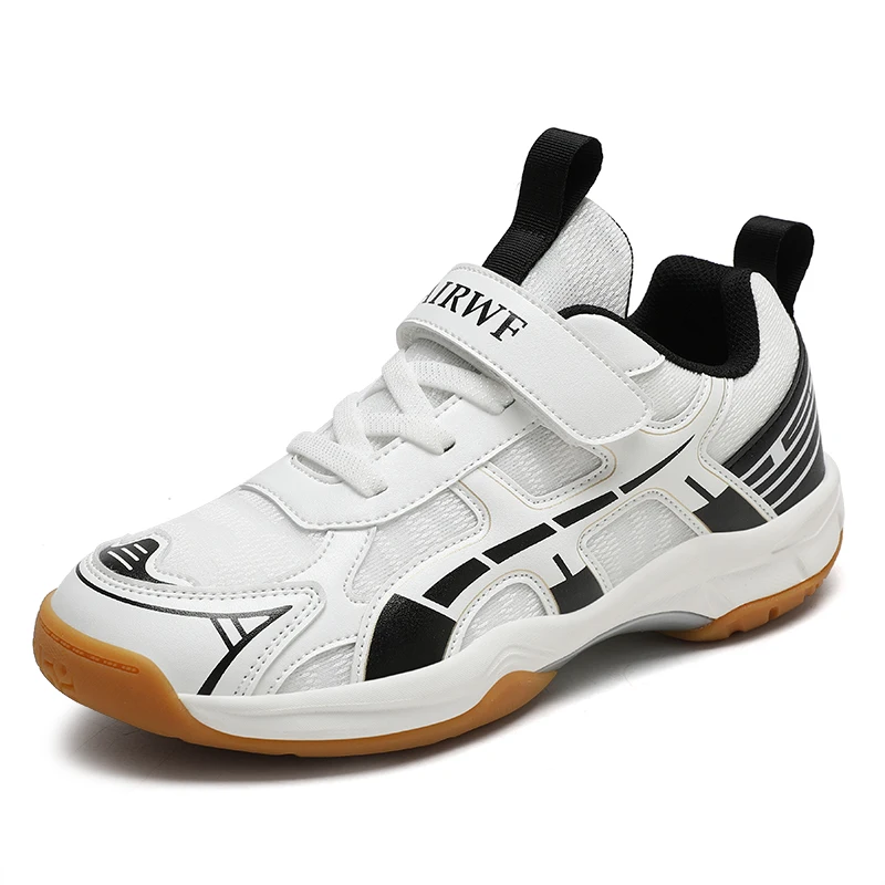 Zapatos de bádminton para niños, zapatos deportivos de entrenamiento, zapatillas de tenis de mesa transpirables de malla antideslizantes y resistentes al desgaste para interiores y exteriores