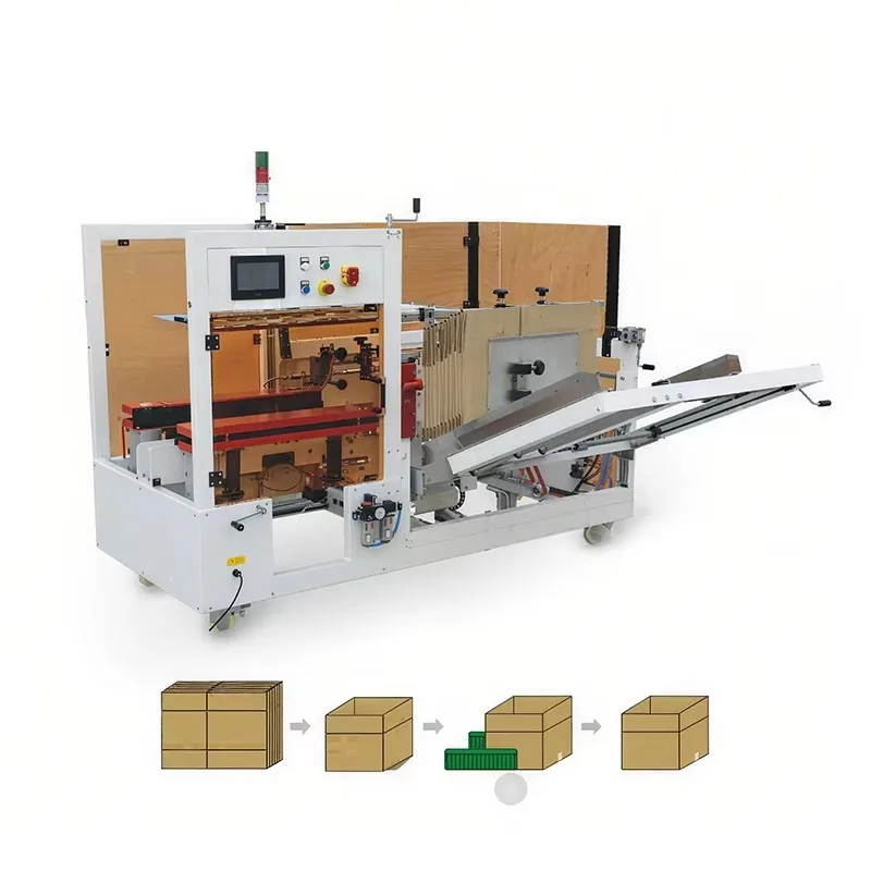 Carton Sealing Machine Automatic Case Sealer Equipment for E Commerce Warehouse Packaging Operations