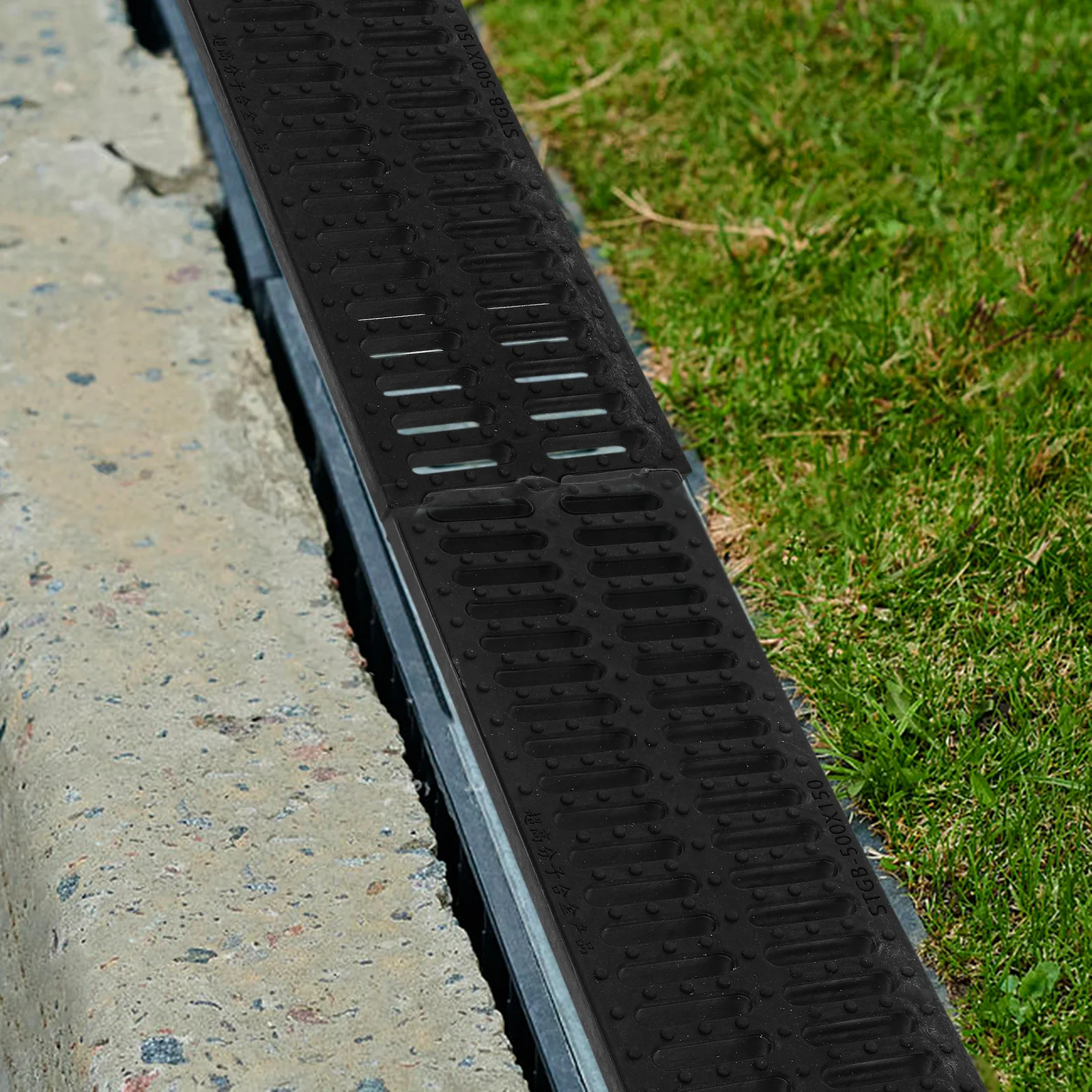 Plastic Drain Strainers Sewer Cover Grate Black for Bathroom Kitchen Outdoor Garage Rainwater Well Cover Drainage Grates Plastic