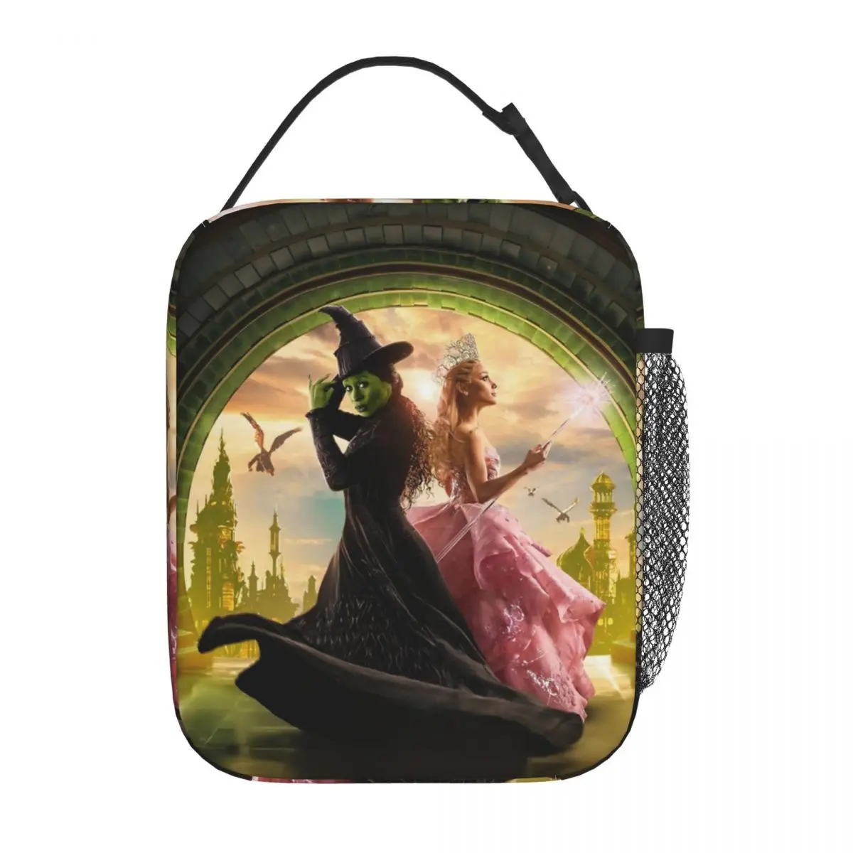 Wicked Musical Insulated Lunch Bags Large Meal Container Cooler Bag Tote Lunch Box School Outdoor Food Storage Bags