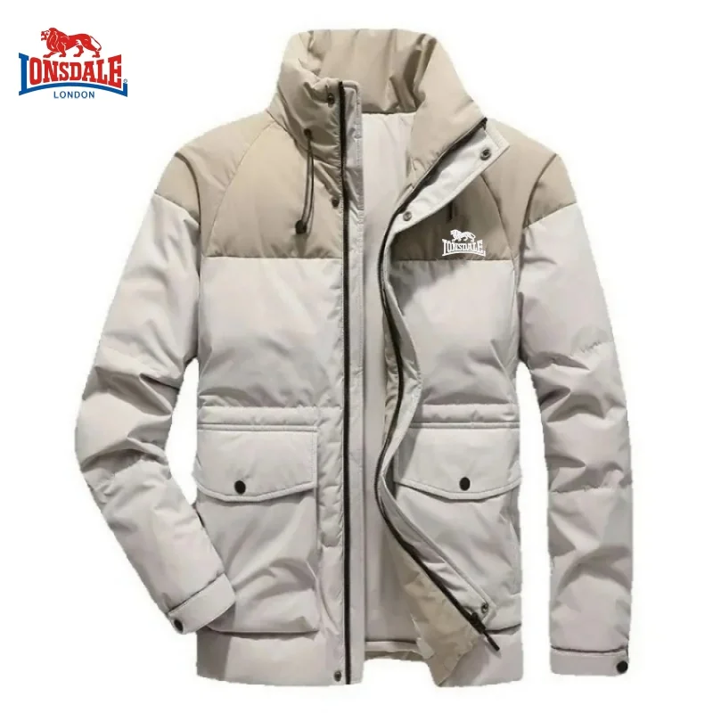 

Men's high-quality shiny hooded cotton jacket for autumn and winter, new fashionable and casual windproof and cold proof warm ja