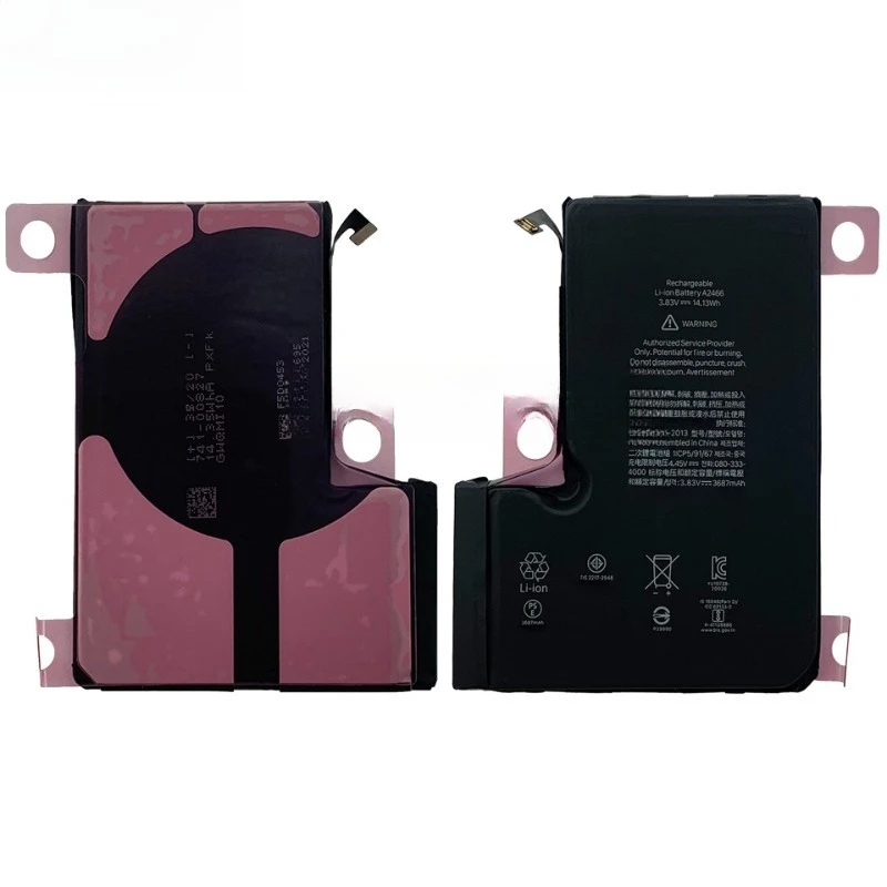 3687mAh Mobile Phone Battery For Apple IPhone 12 Pro Max with Models A2411/2342/2410/2412